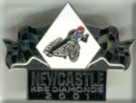 Newcastle Diamonds Enamel Badge